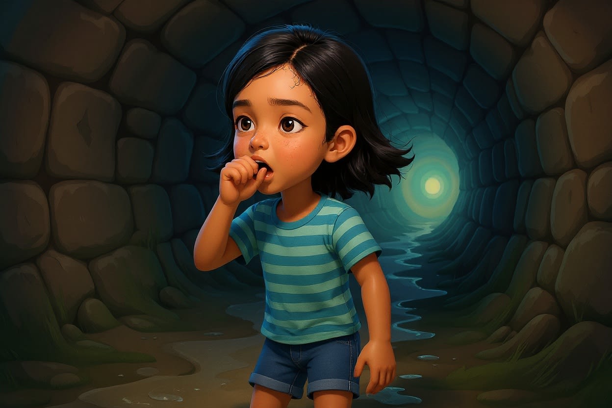 Shreya and the Lucky Wristband — illustration for page 4