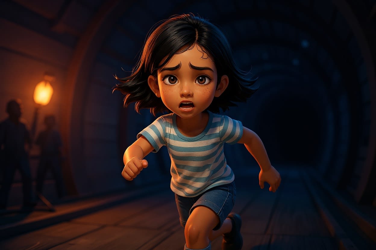Shreya and the Lucky Wristband — illustration for page 6