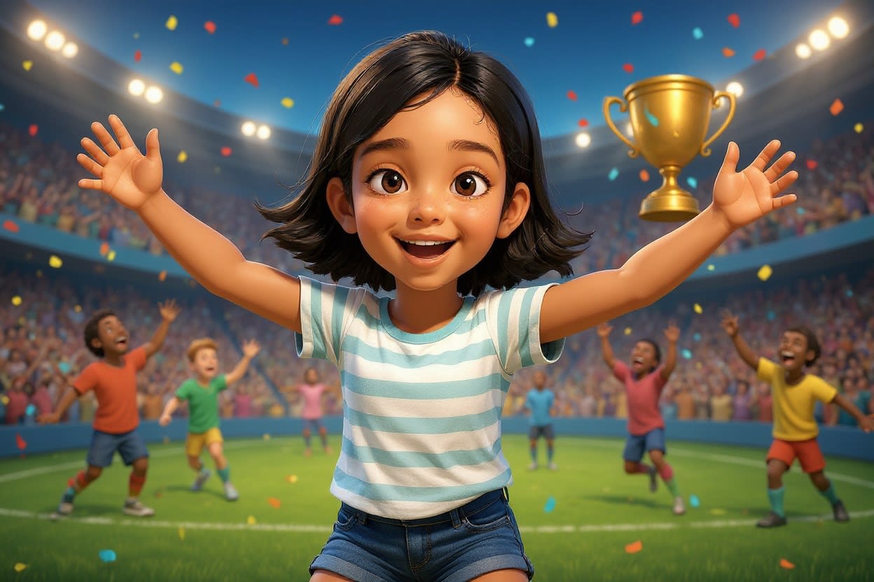 Shreya and the Lucky Wristband — illustration for page 12