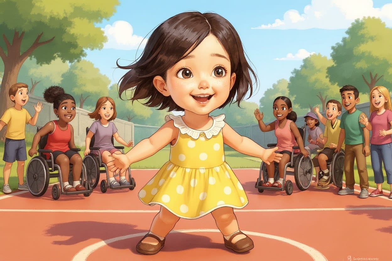Aahana's Cheer for the Team — illustration for page 4