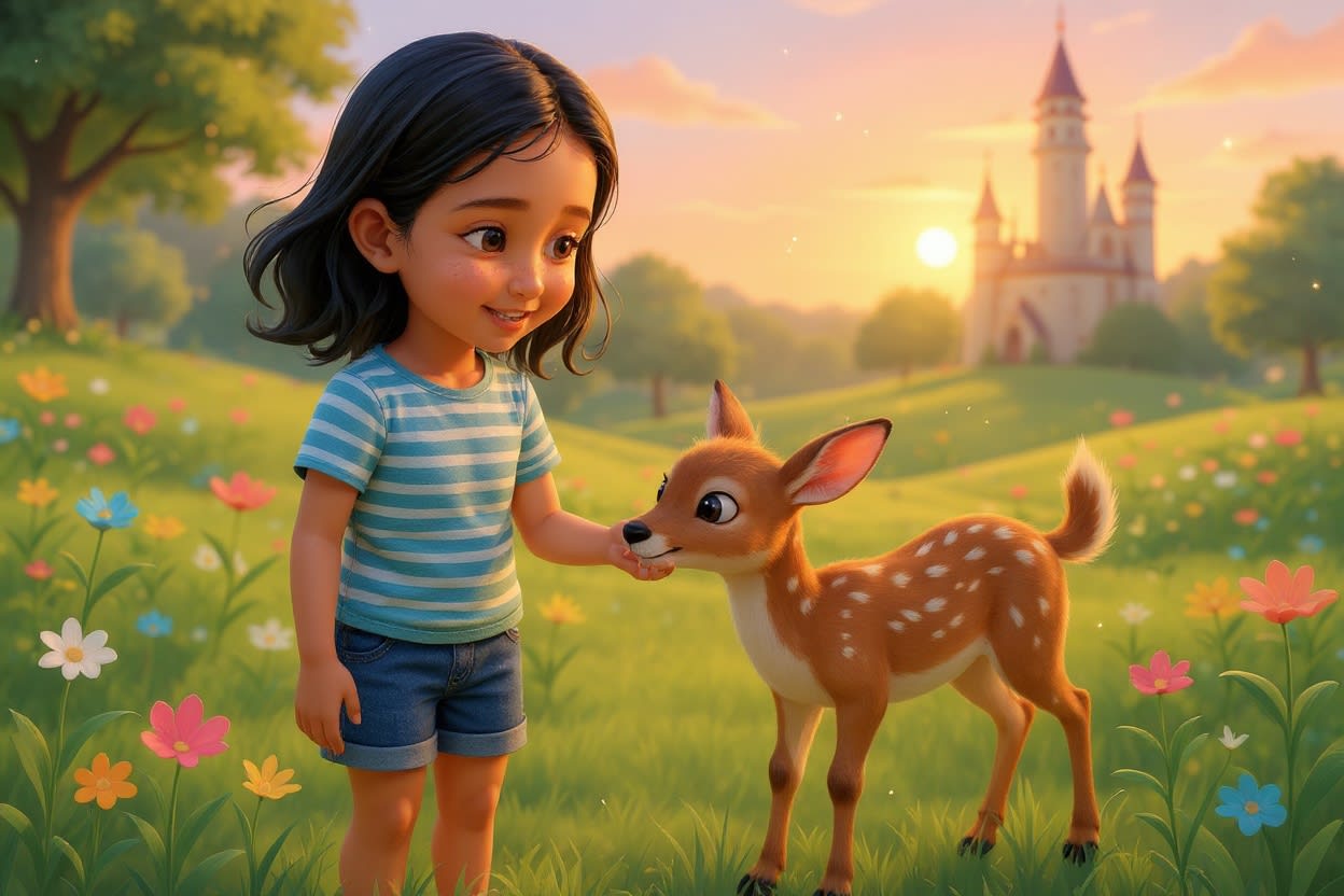 Shreya and the Tiger Trail — illustration for page 7