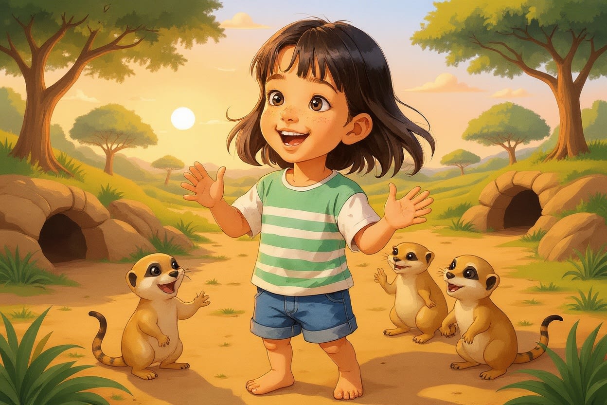 Shreya's Wild Safari Adventure — illustration for page 6