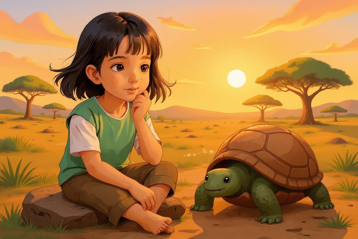Shreya's Wild Safari Adventure — illustration for page 7