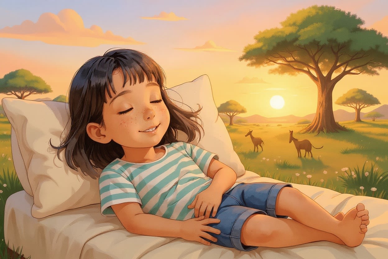 Shreya's Wild Safari Adventure — illustration for page 12