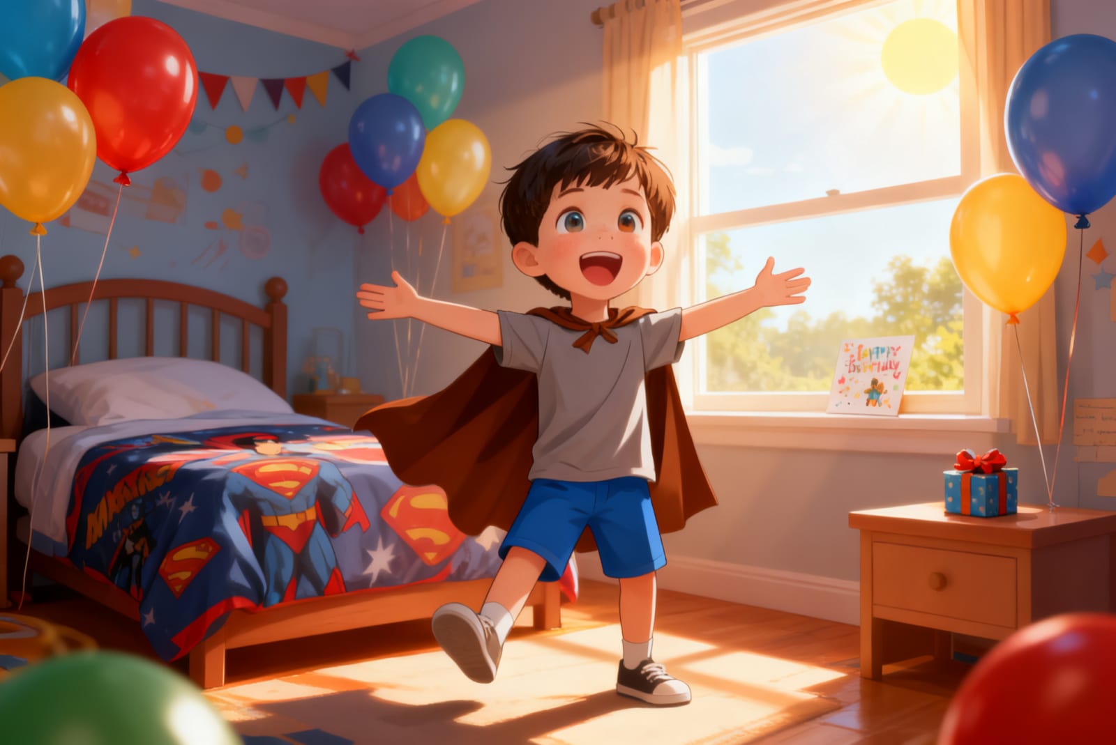 Shivansh the Superhero — illustration for page 1