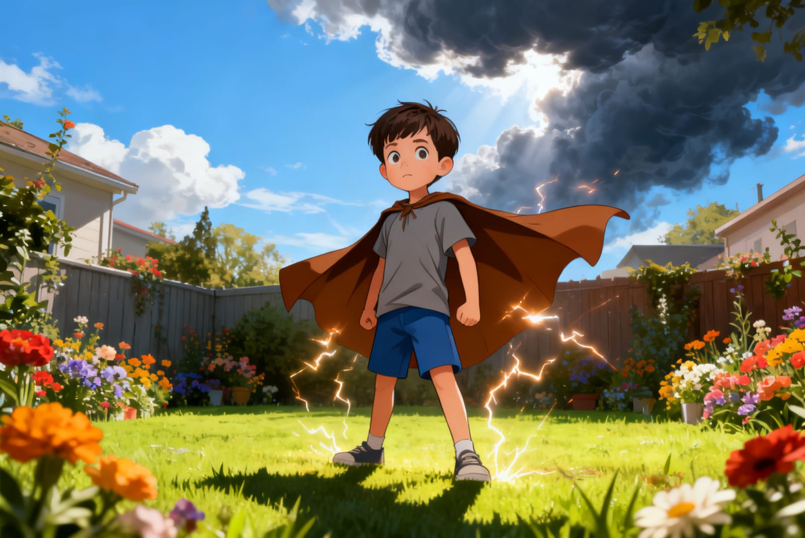 Shivansh the Superhero — illustration for page 2