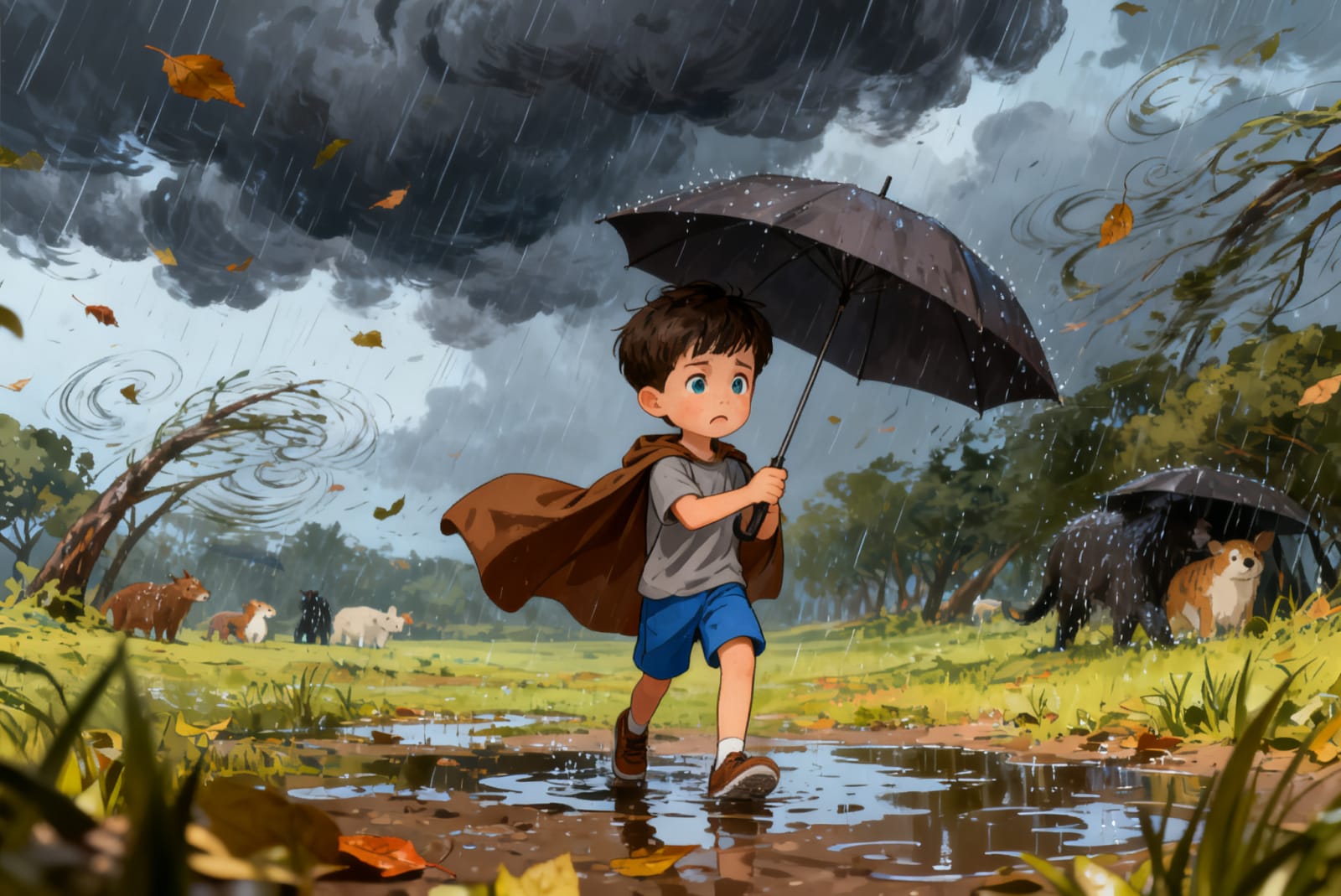 Shivansh the Superhero — illustration for page 3