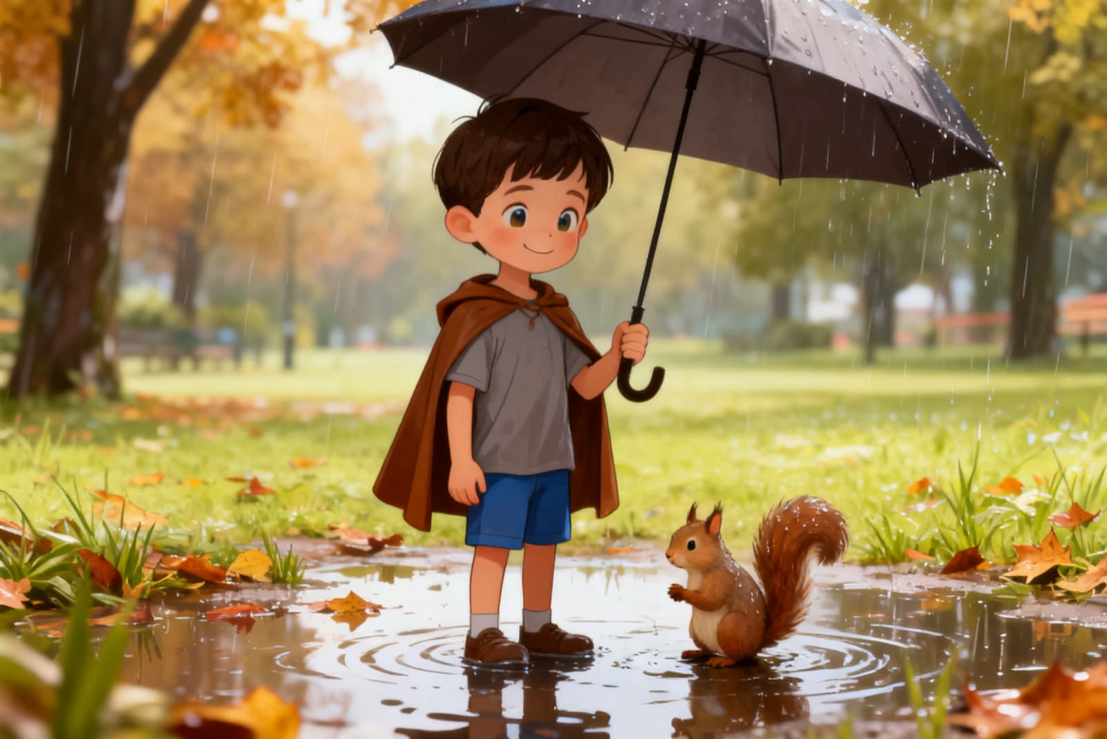 Shivansh the Superhero — illustration for page 4