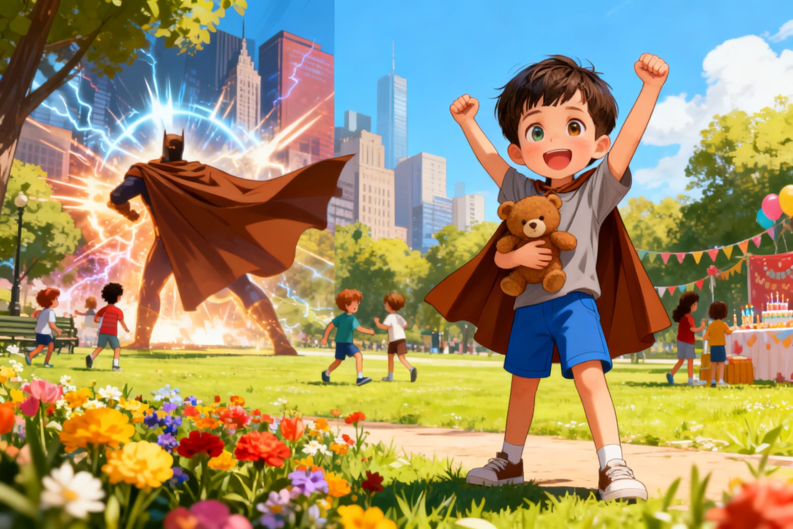 Shivansh the Superhero — illustration for page 7