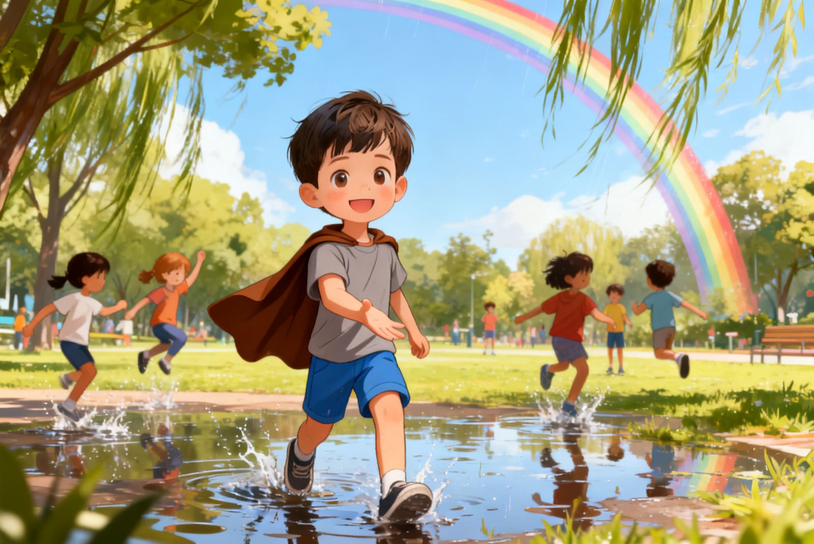 Shivansh the Superhero — illustration for page 8