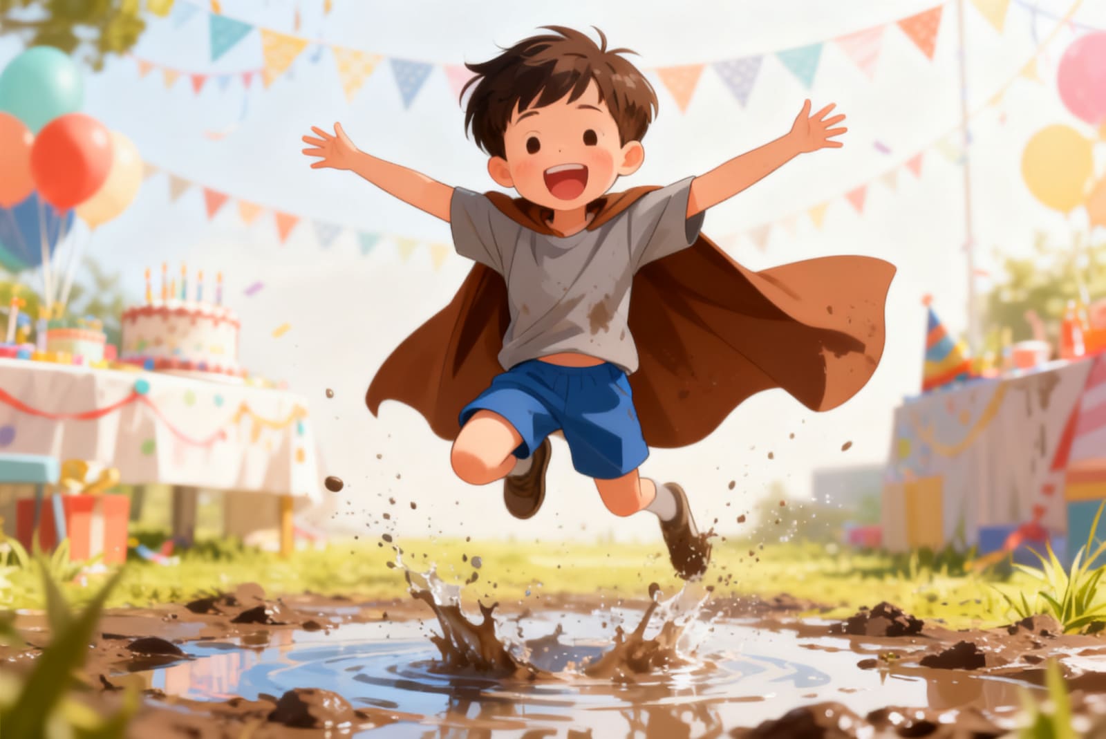 Shivansh the Superhero — illustration for page 9