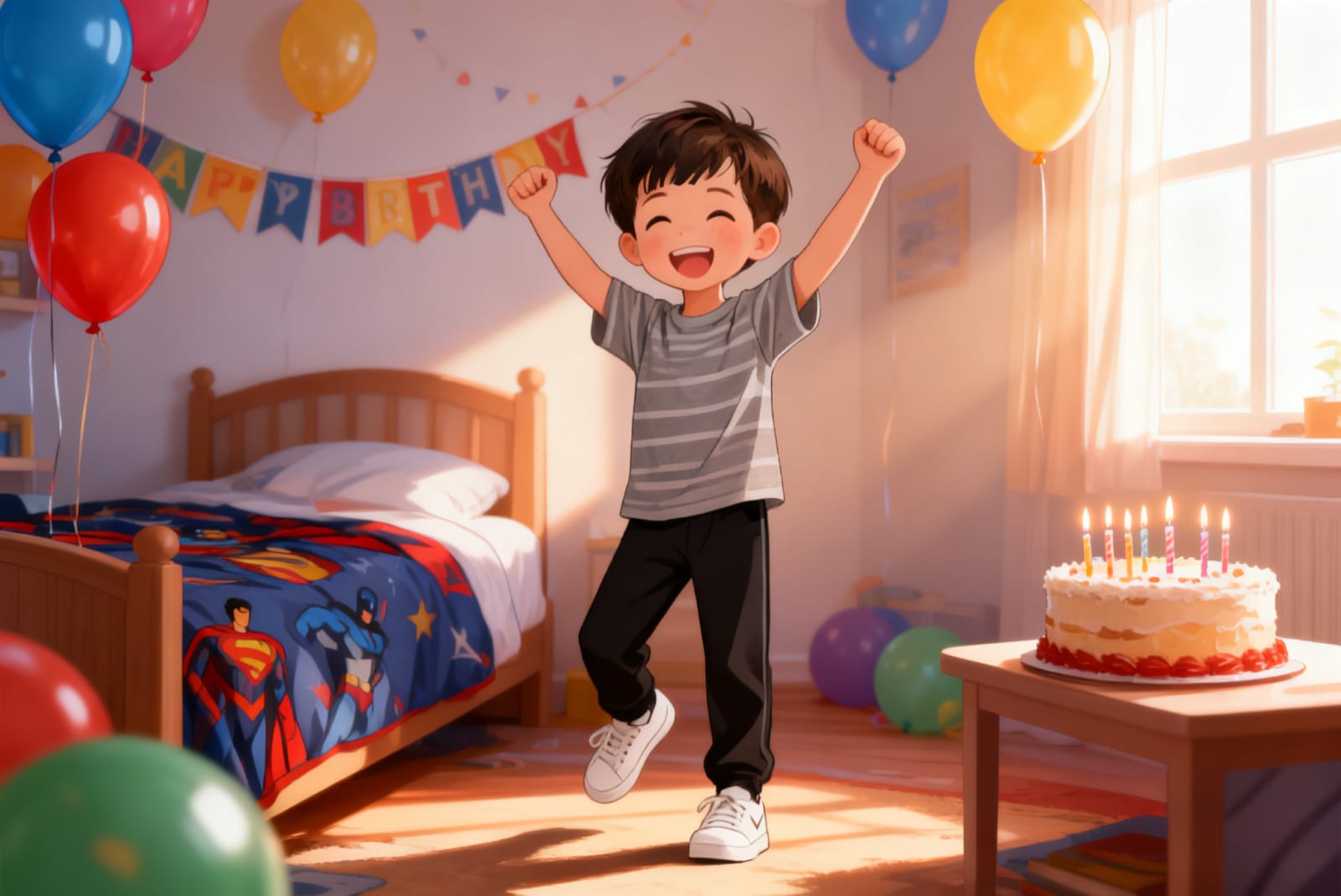 Shivansh the Superhero — illustration for page 1