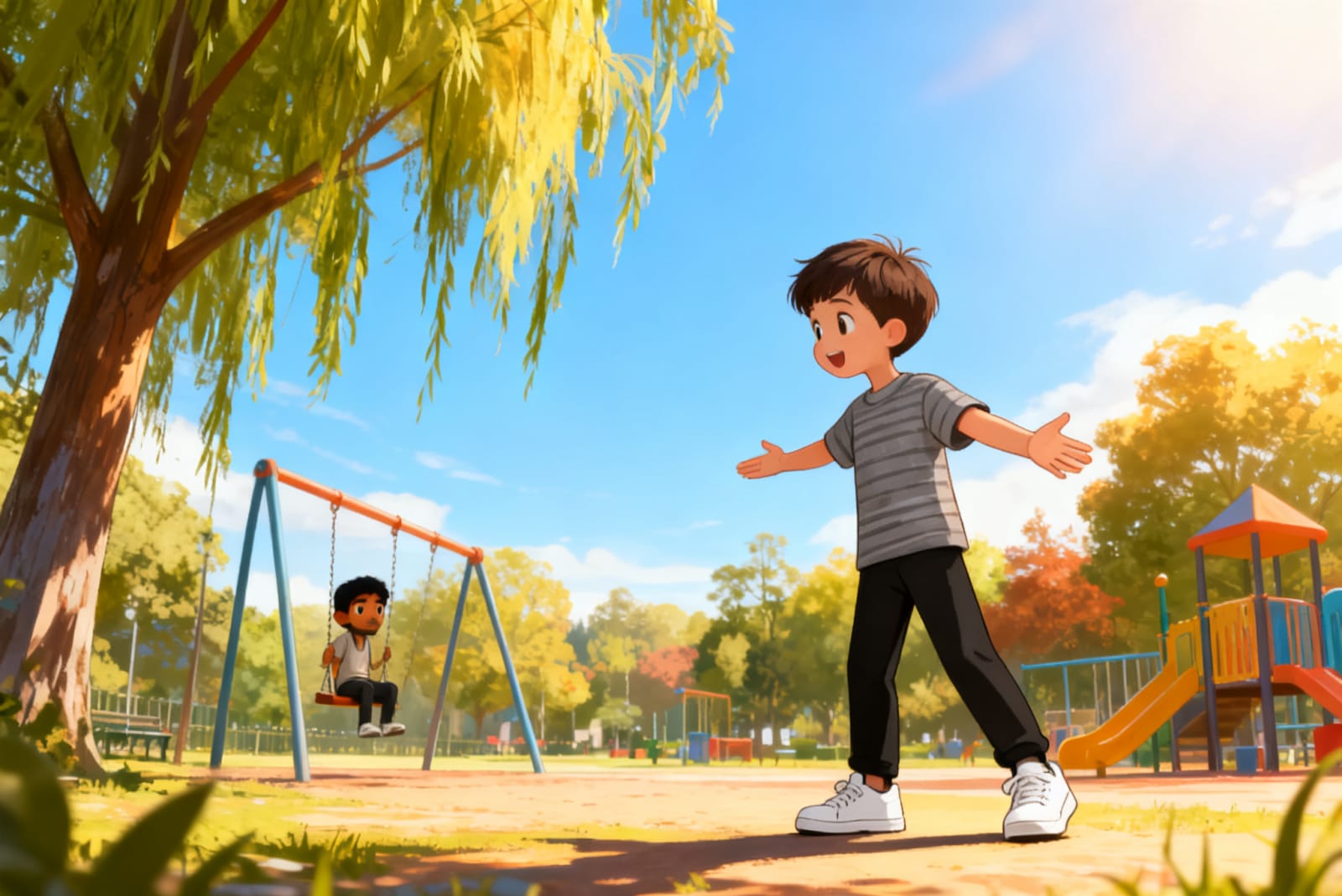 Shivansh the Superhero — illustration for page 8