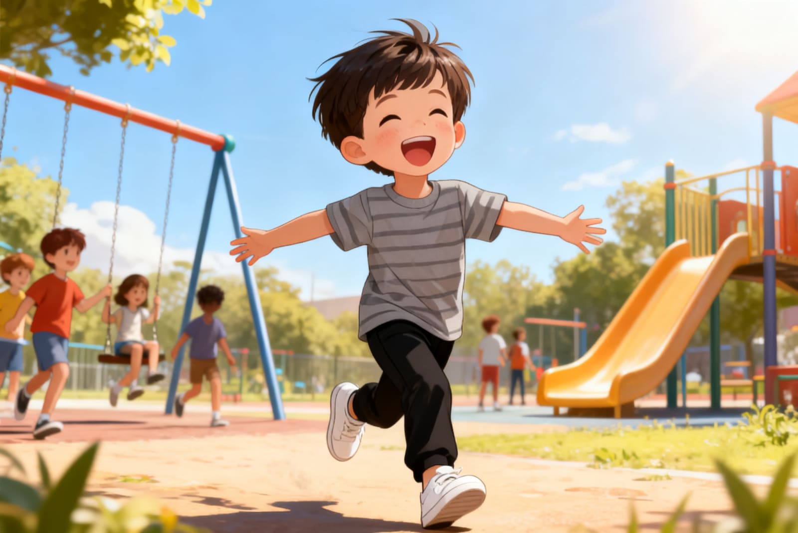 Shivansh the Superhero — illustration for page 9