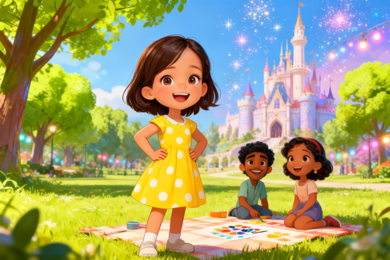 Aahana's Onam Adventure — illustration for page 3