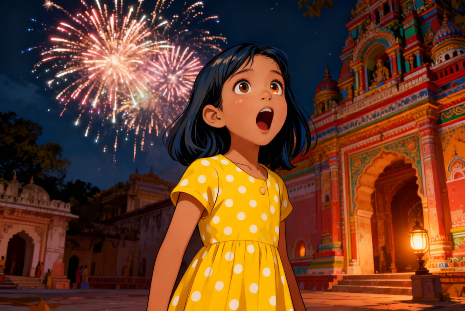 Shreya and the Festival of Lights — illustration for page 10