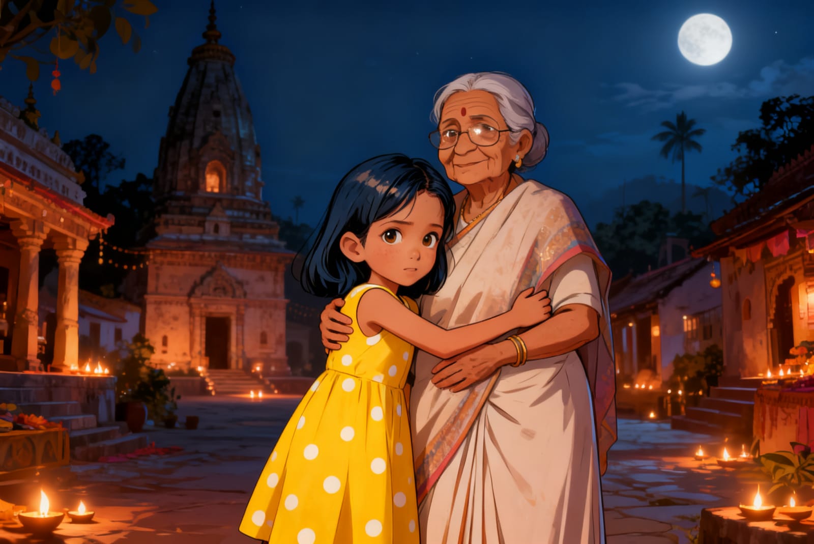 Shreya and the Festival of Lights — illustration for page 12