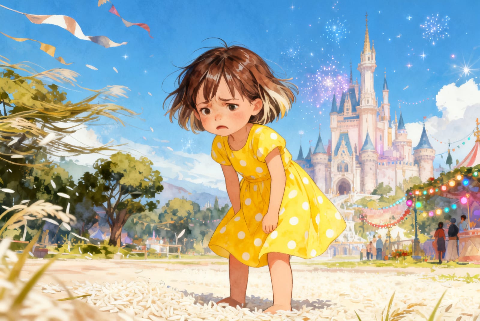 Aahana's Colorful Festival — illustration for page 6