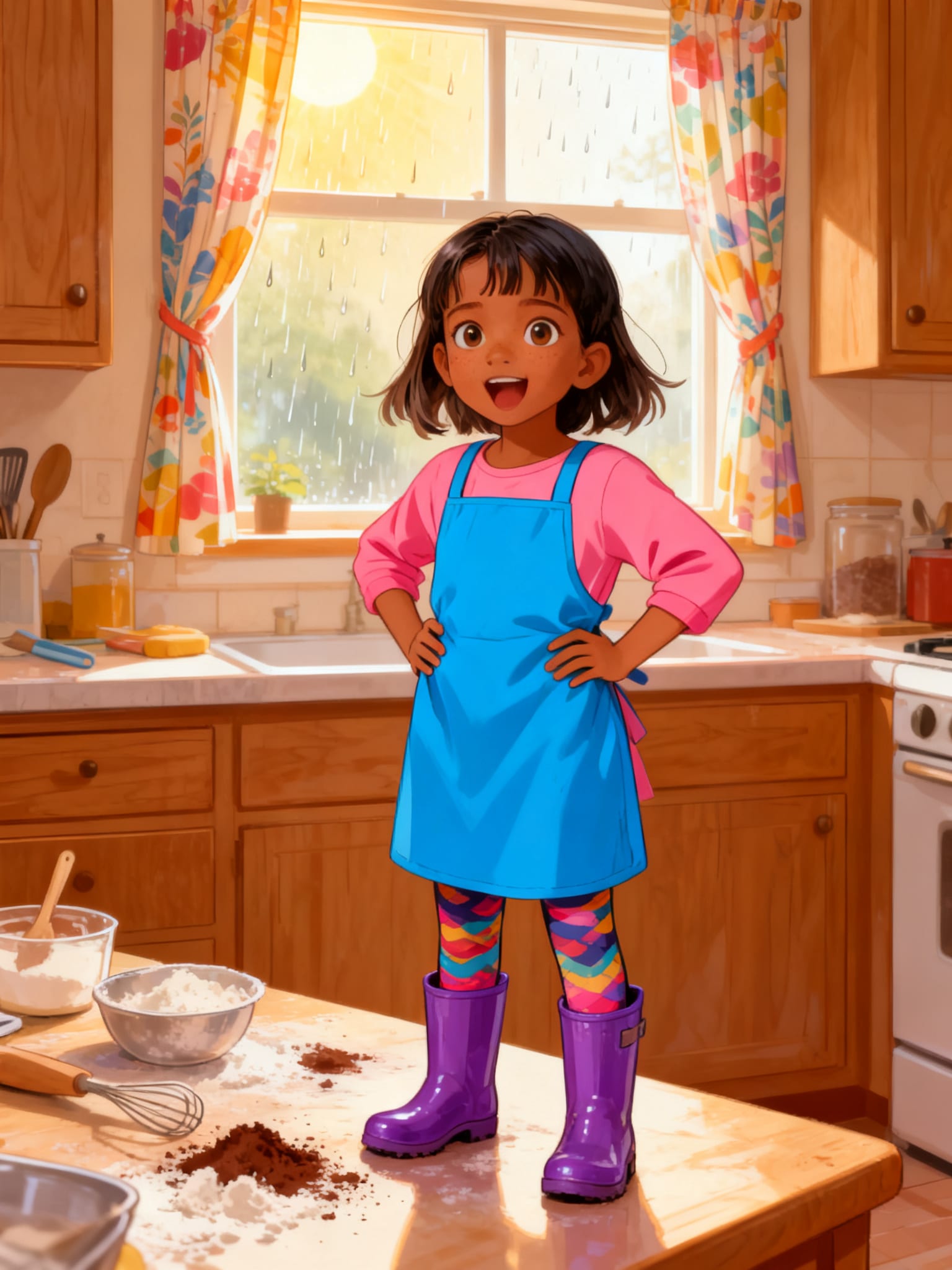 Cover of Shreya's Rainy Day Bake Off