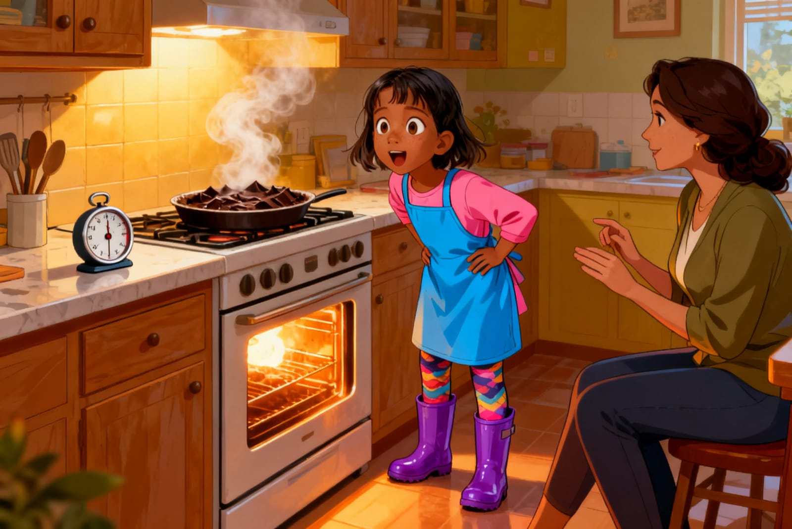 Shreya's Rainy Day Bake Off — illustration for page 5