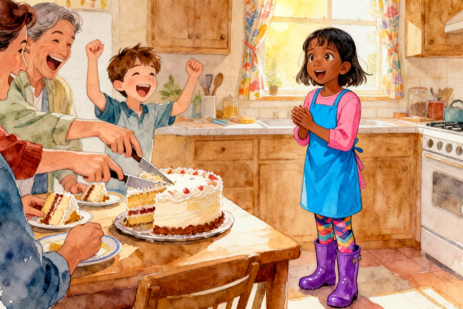 Shreya's Rainy Day Bake Off — illustration for page 9