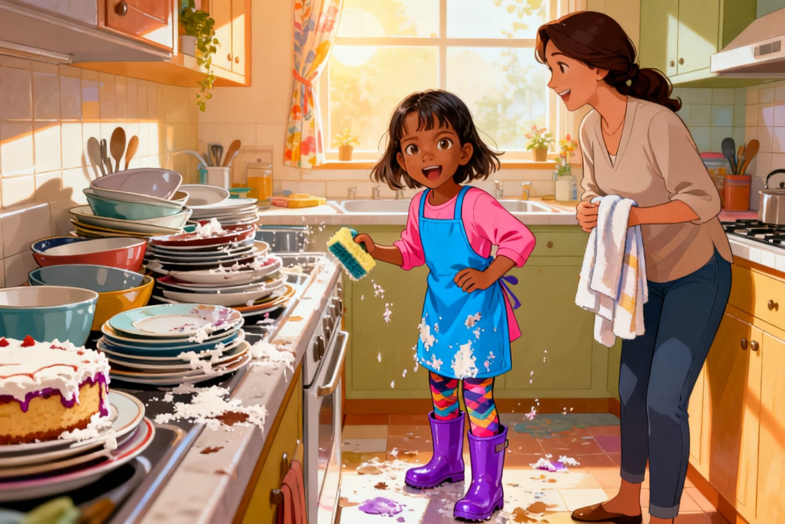 Shreya's Rainy Day Bake Off — illustration for page 10