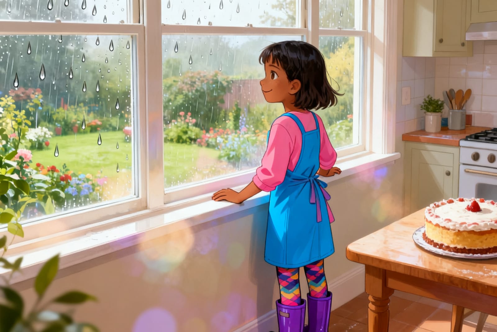 Shreya's Rainy Day Bake Off — illustration for page 11