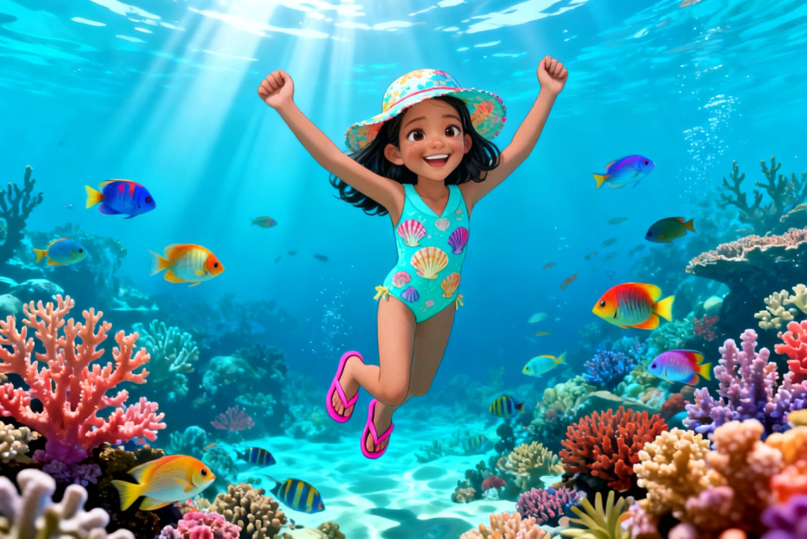 Shreya and the Ocean's Secret — illustration for page 2
