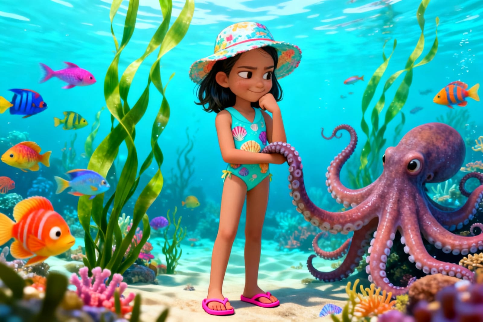 Shreya and the Ocean's Secret — illustration for page 4