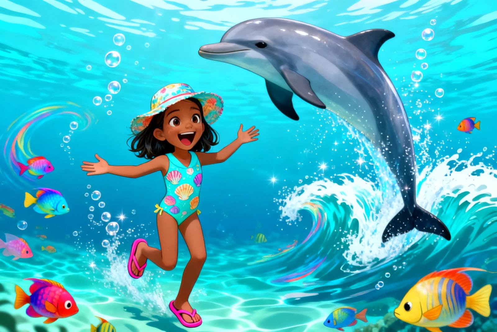 Shreya and the Ocean's Secret — illustration for page 6