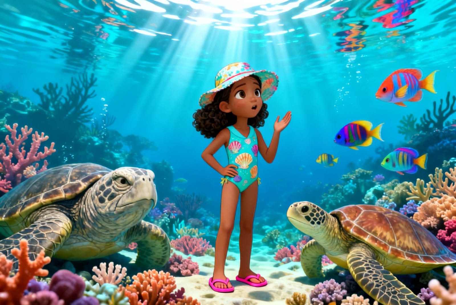 Shreya and the Ocean's Secret — illustration for page 7