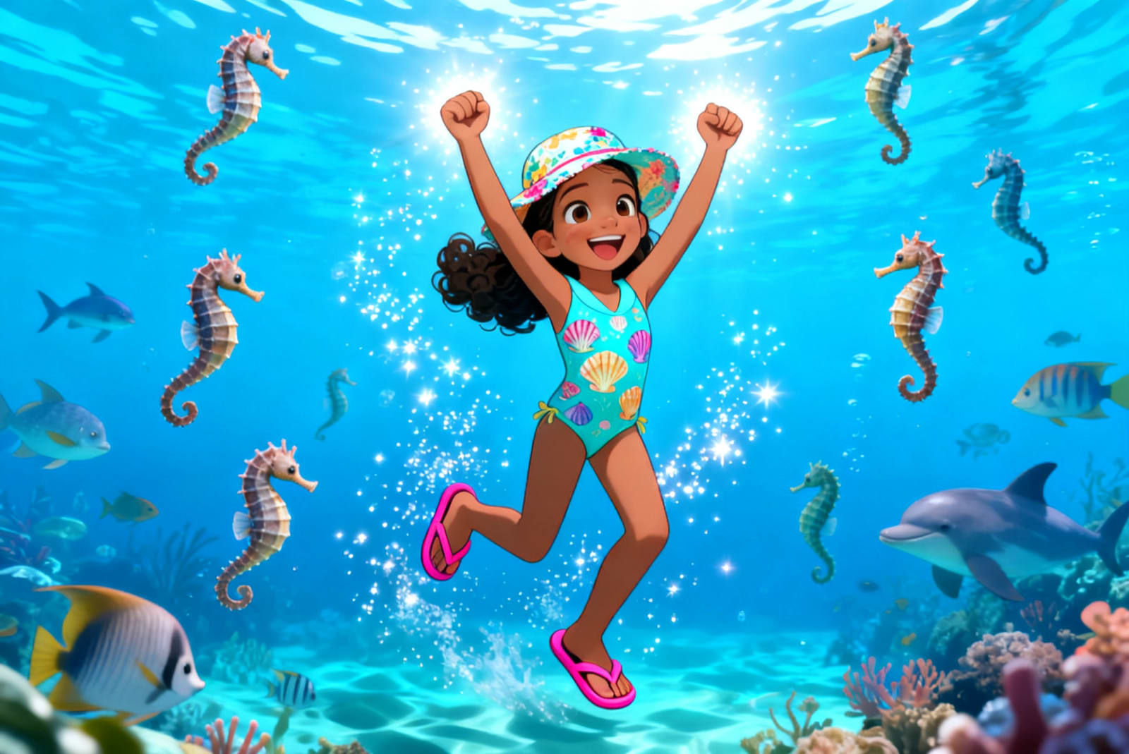 Shreya and the Ocean's Secret — illustration for page 9