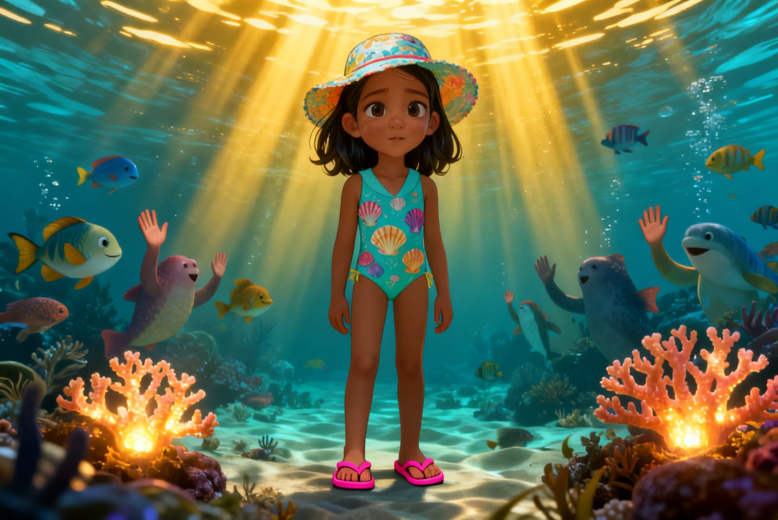 Shreya and the Ocean's Secret — illustration for page 10