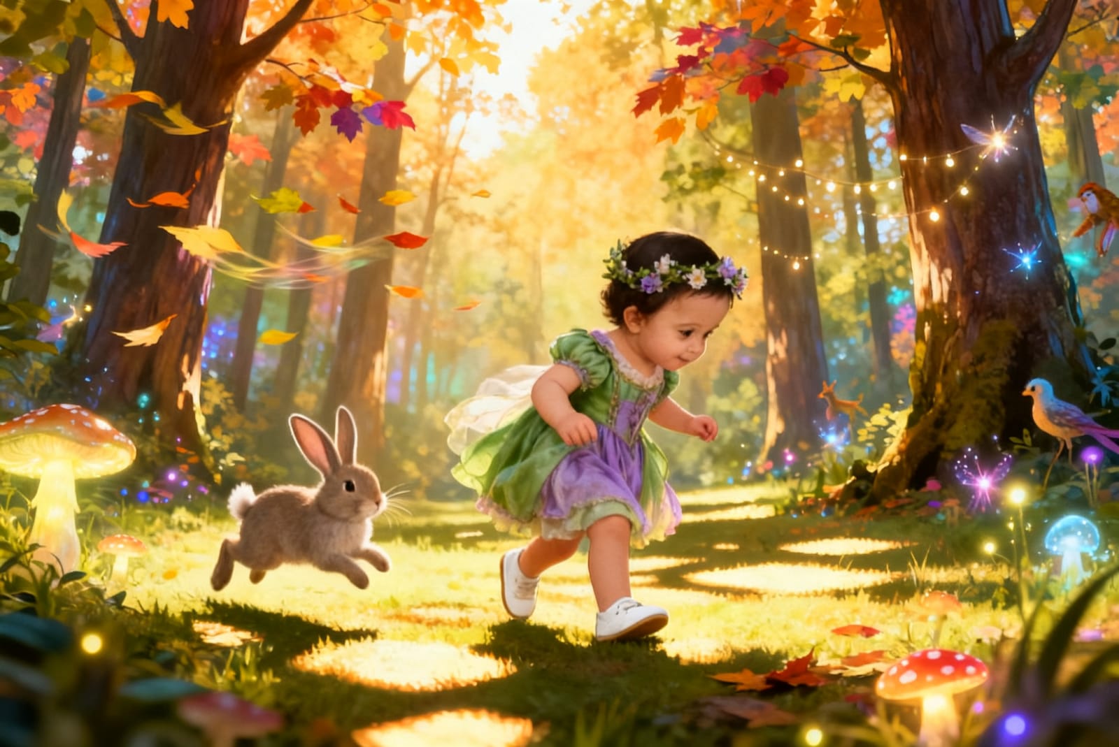 Maryam's Forest Friends — illustration for page 3