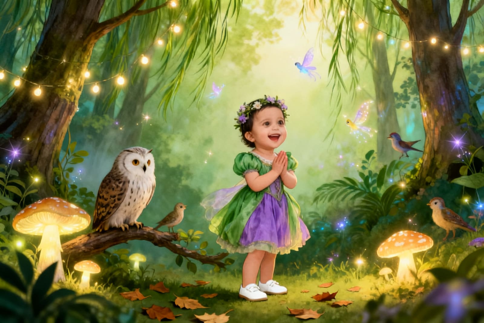 Maryam's Forest Friends — illustration for page 4
