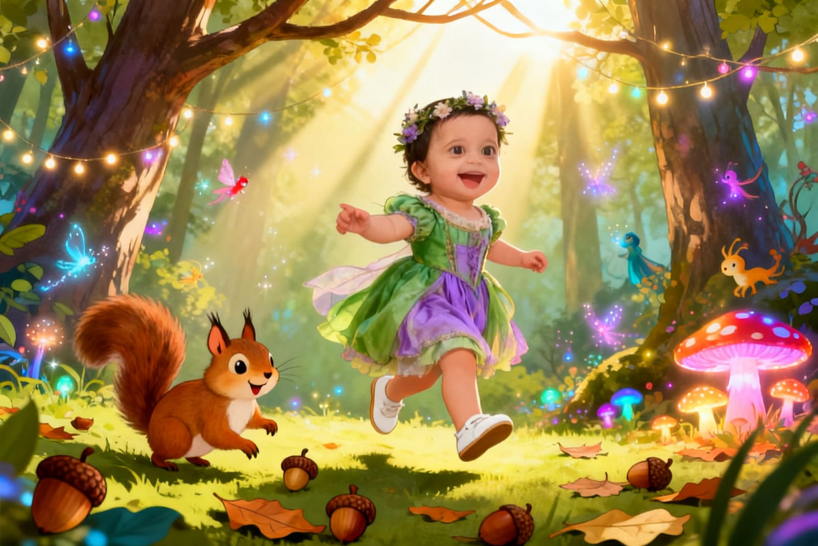 Maryam's Forest Friends — illustration for page 6