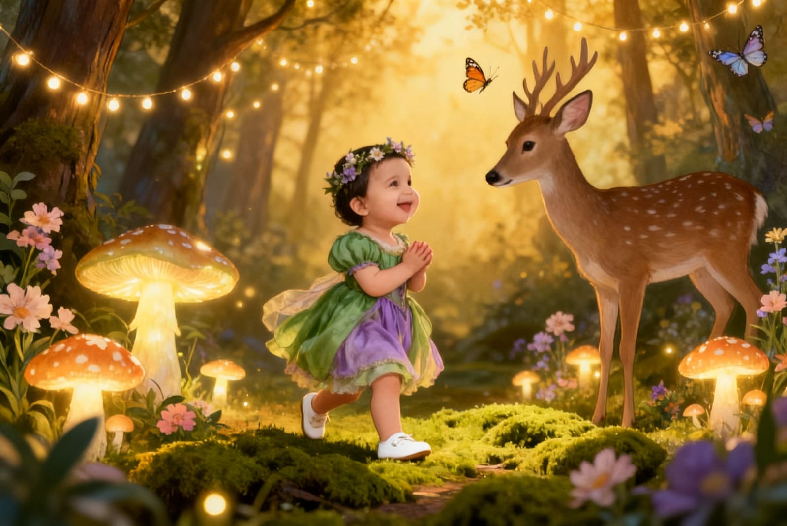 Maryam's Forest Friends — illustration for page 8