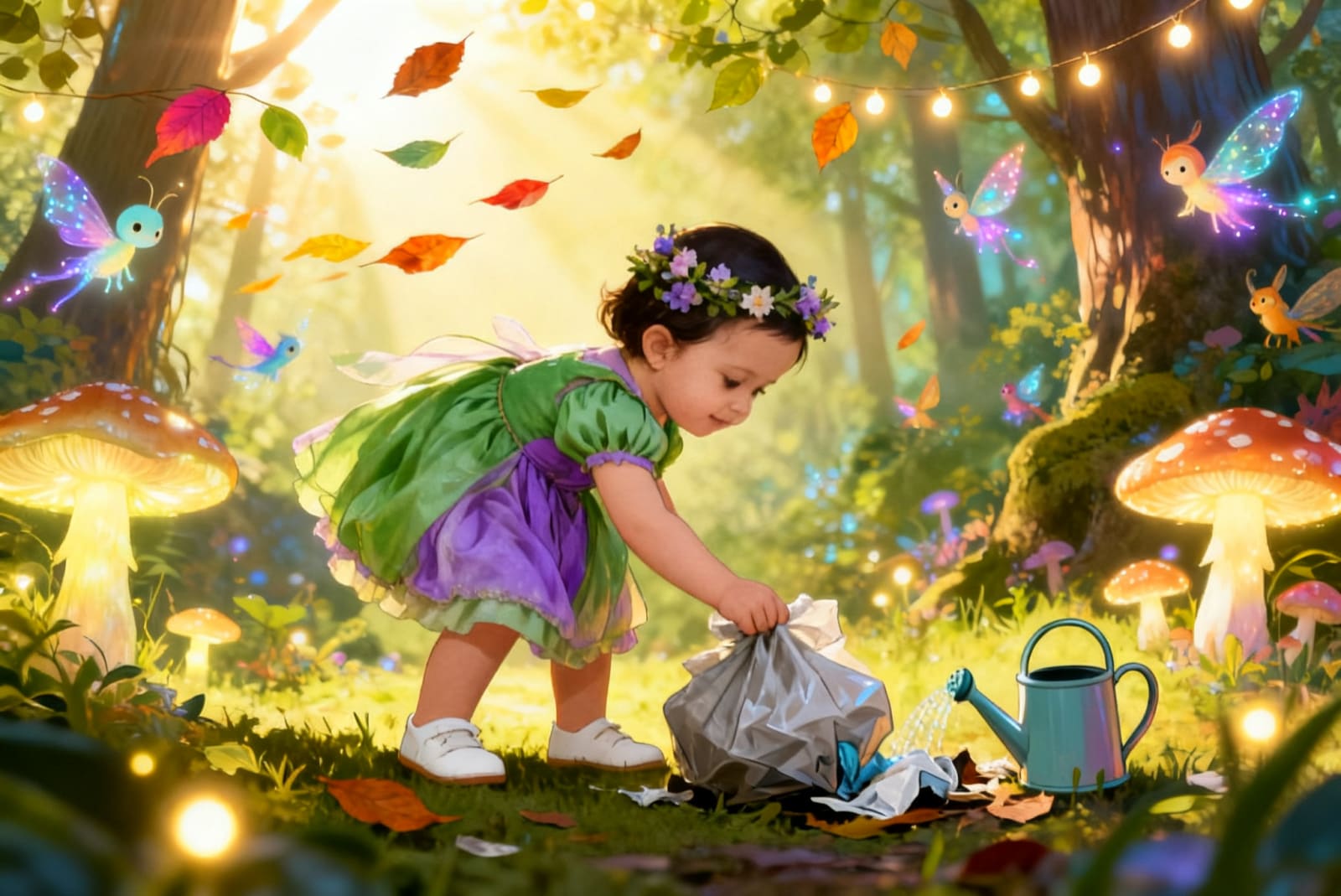 Maryam's Forest Friends — illustration for page 9