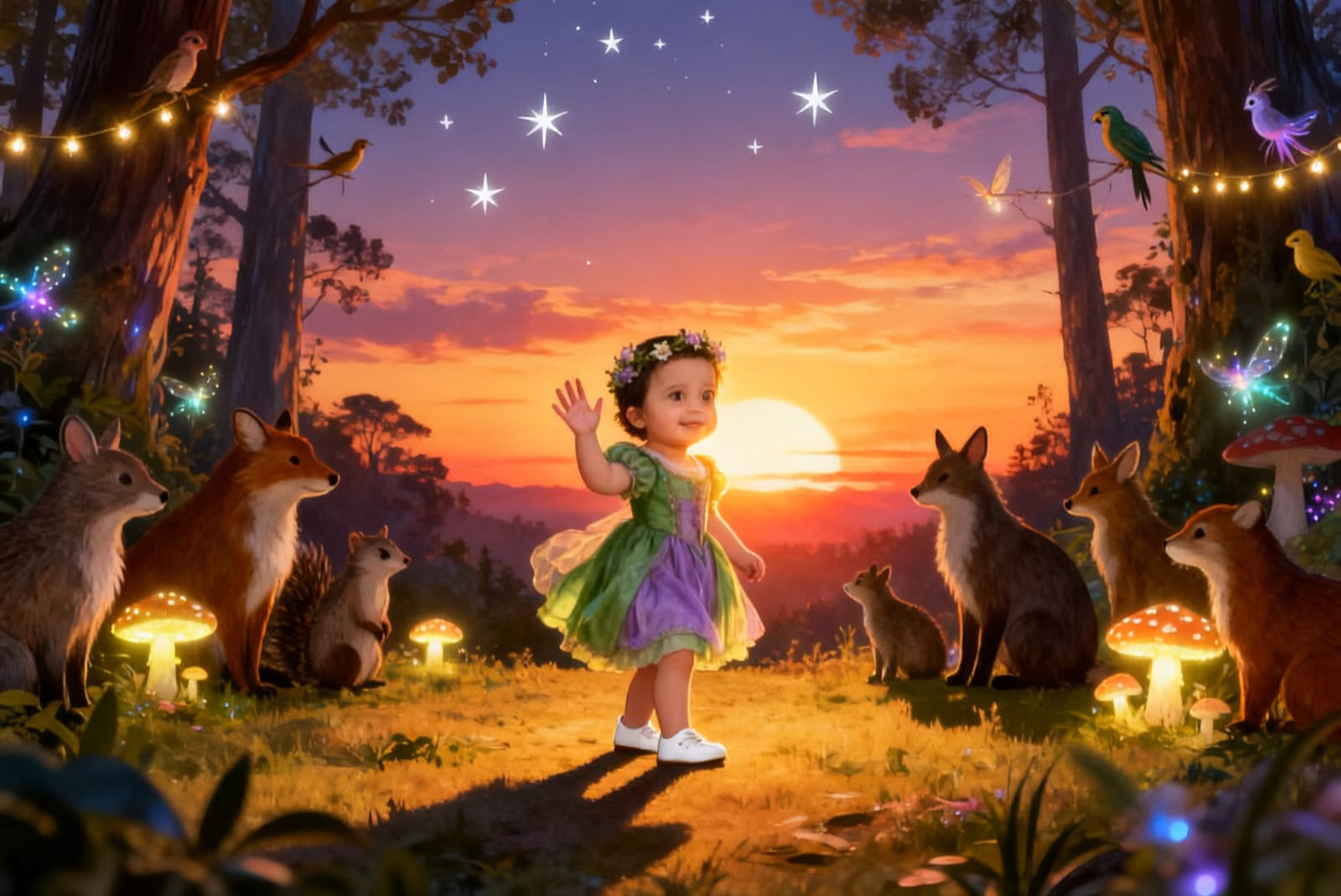Maryam's Forest Friends — illustration for page 11