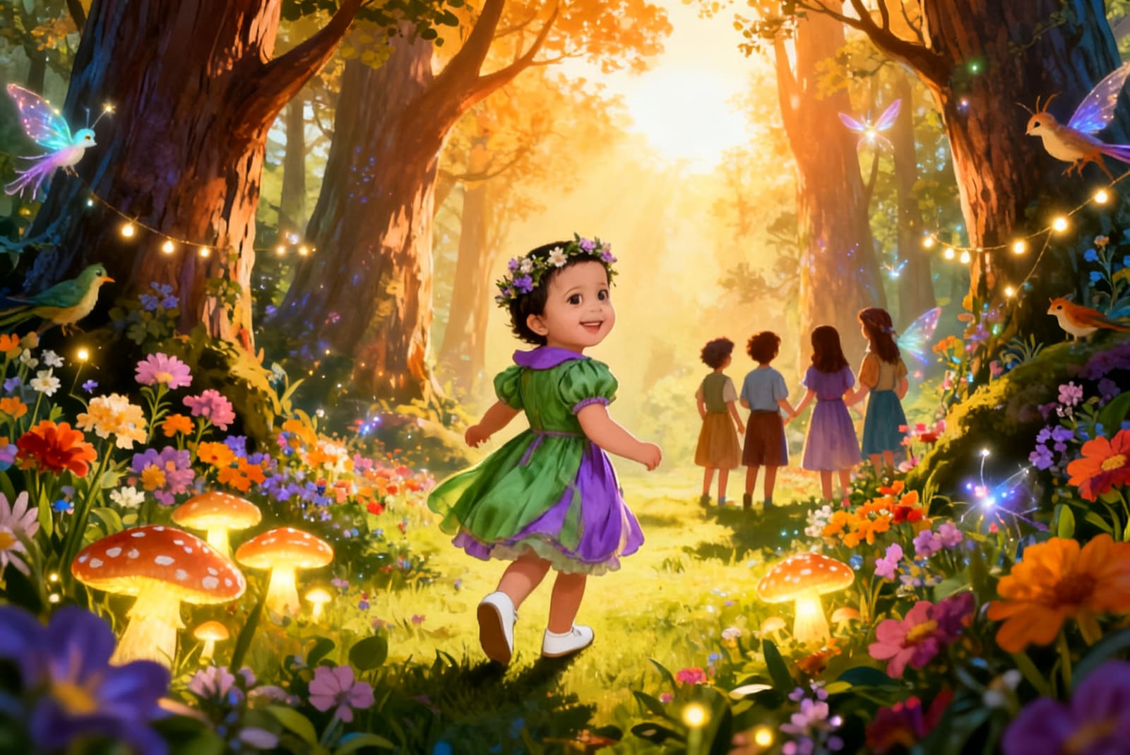 Maryam's Forest Friends — illustration for page 12