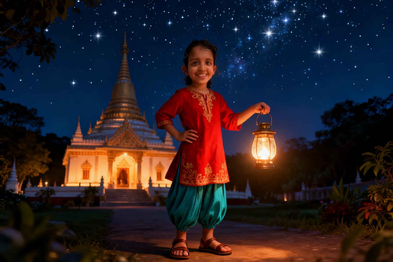 Shreya’s Dragon Adventure in China — illustration for page 11
