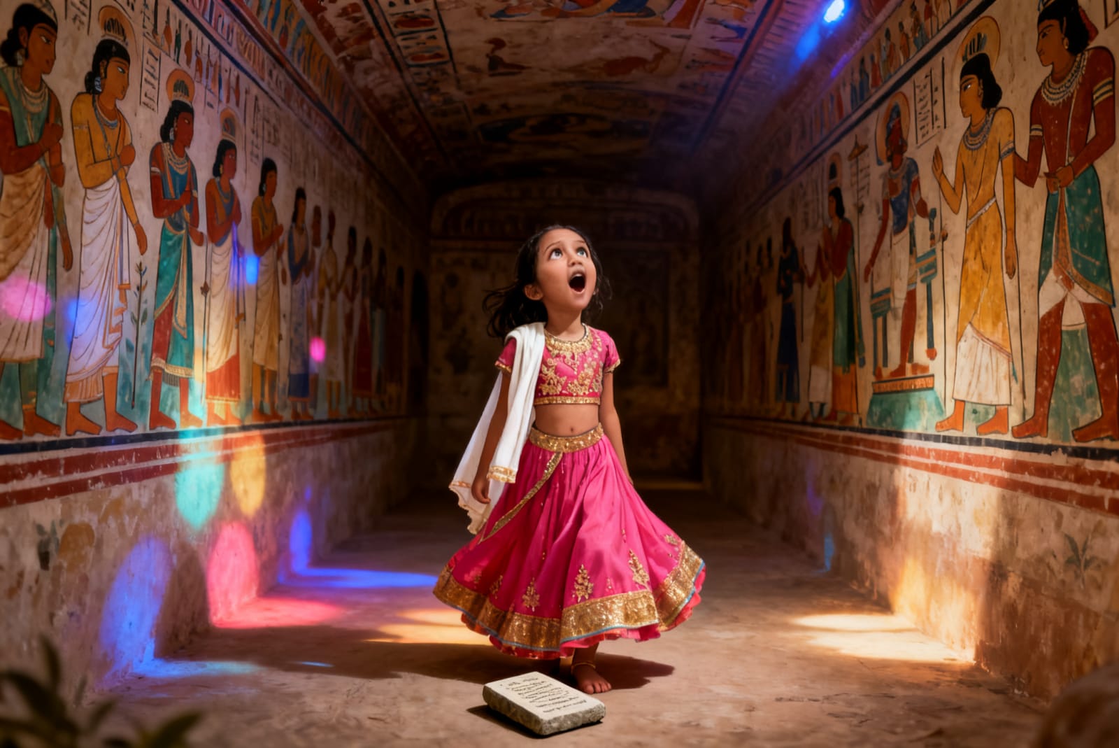 Aahana's Egyptian Adventure — illustration for page 6