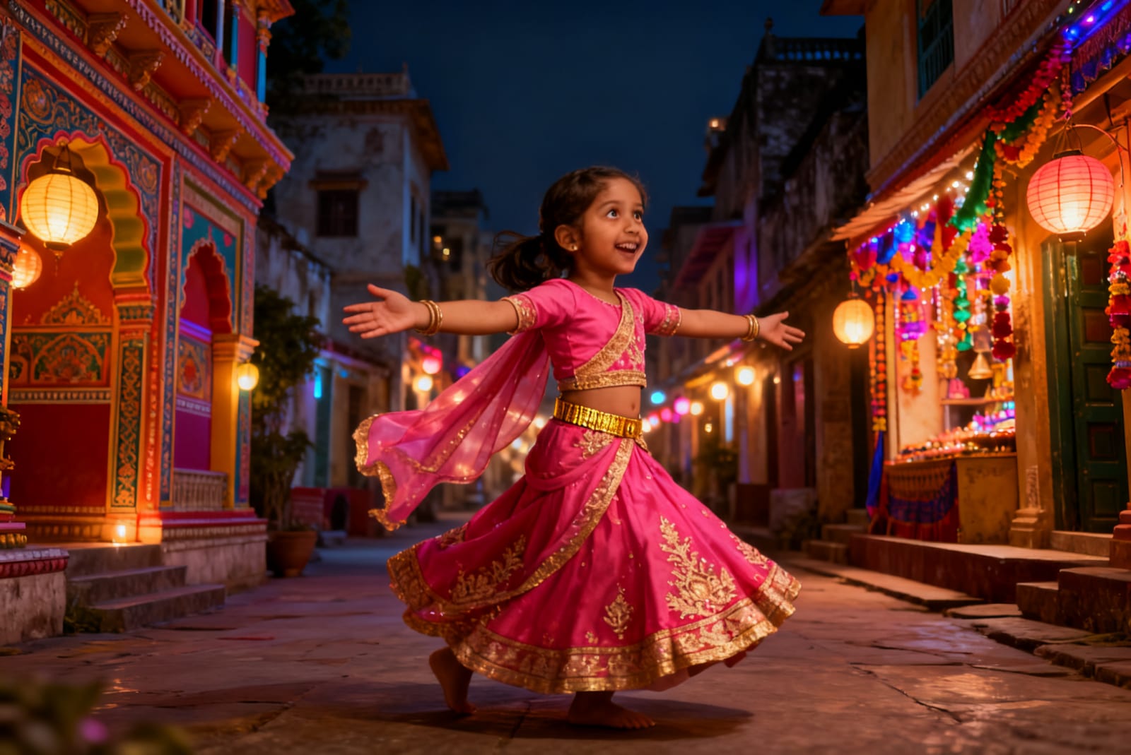Aahana's Festival of Lights — illustration for page 11