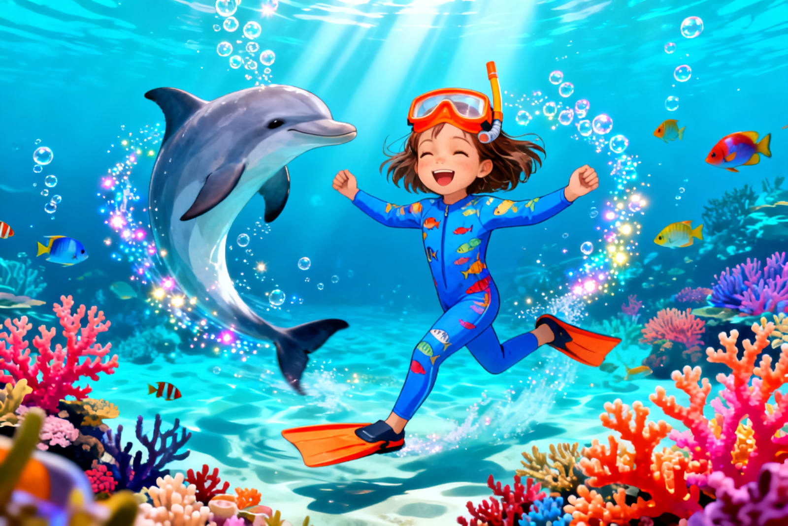 Aahana's Underwater Adventure — illustration for page 6
