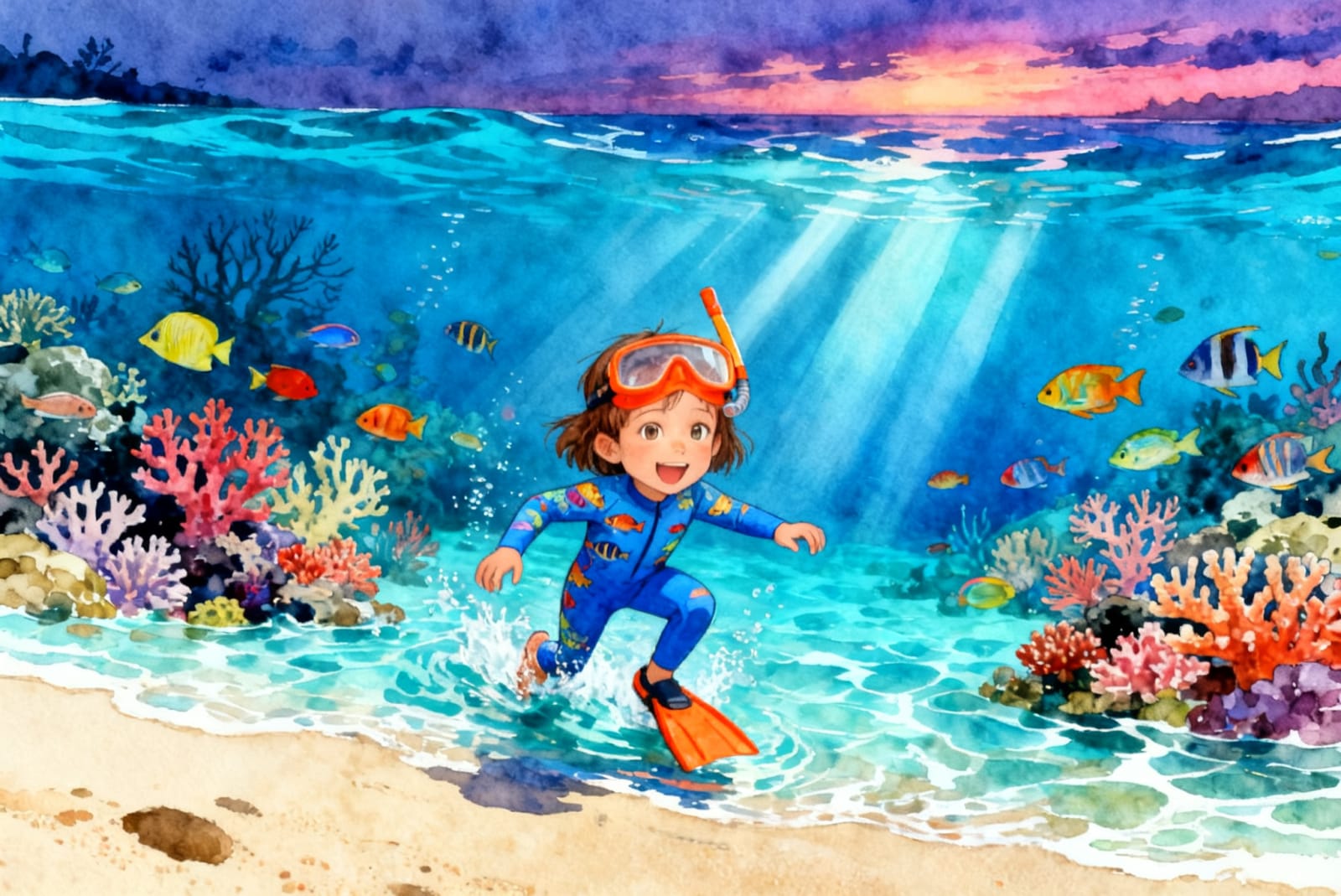 Aahana's Underwater Adventure — illustration for page 12