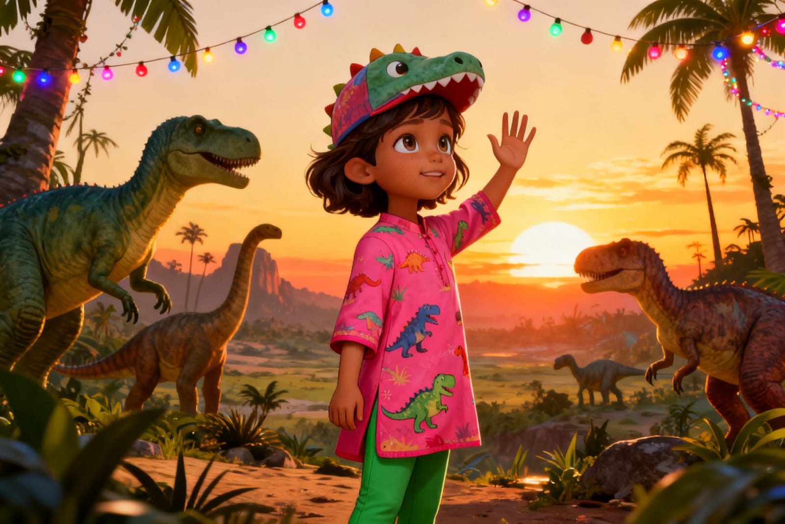 Aahana's Dino Festival Adventure — illustration for page 12