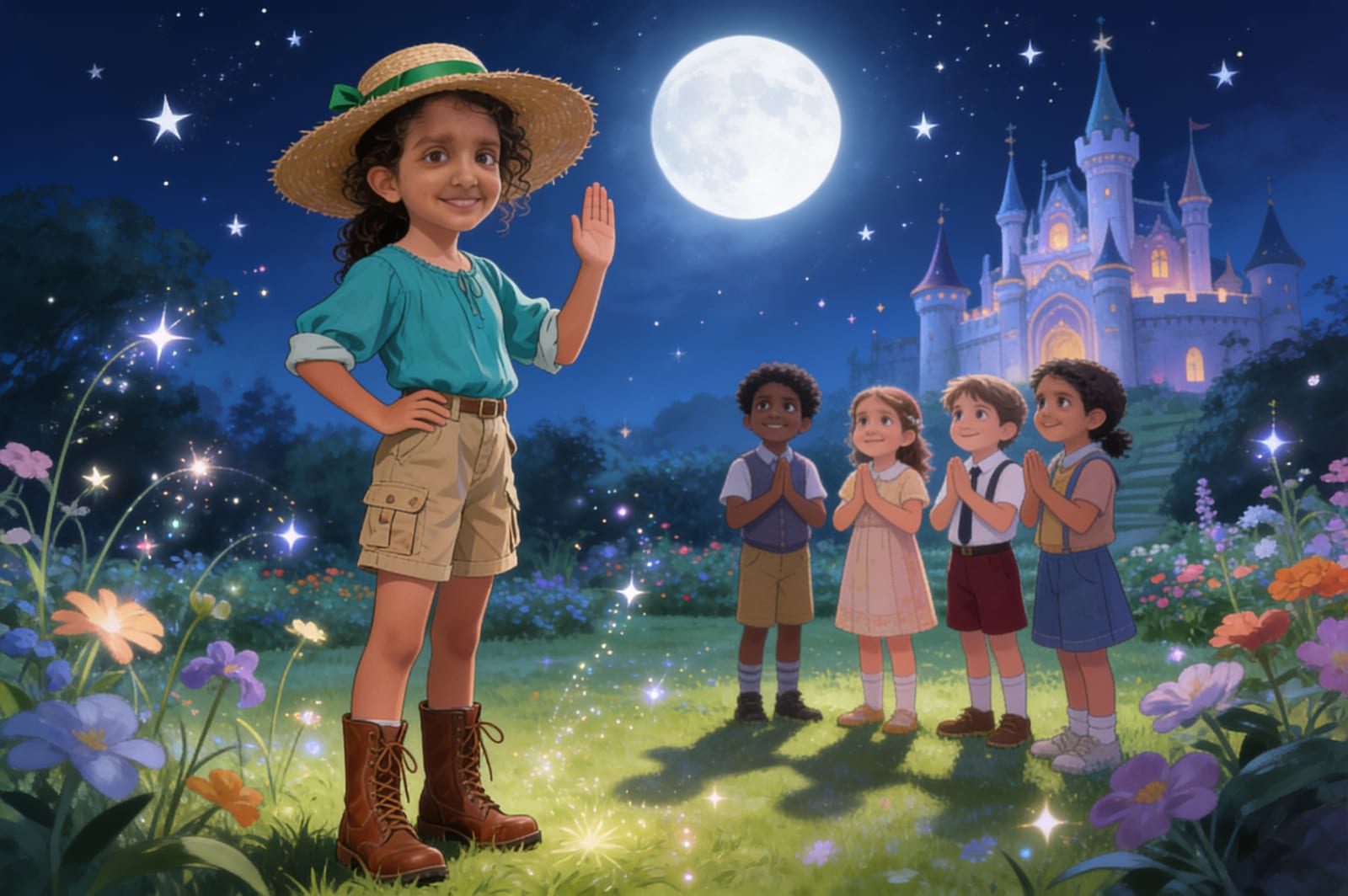 Shreya and the Great Garden Adventure — illustration for page 12