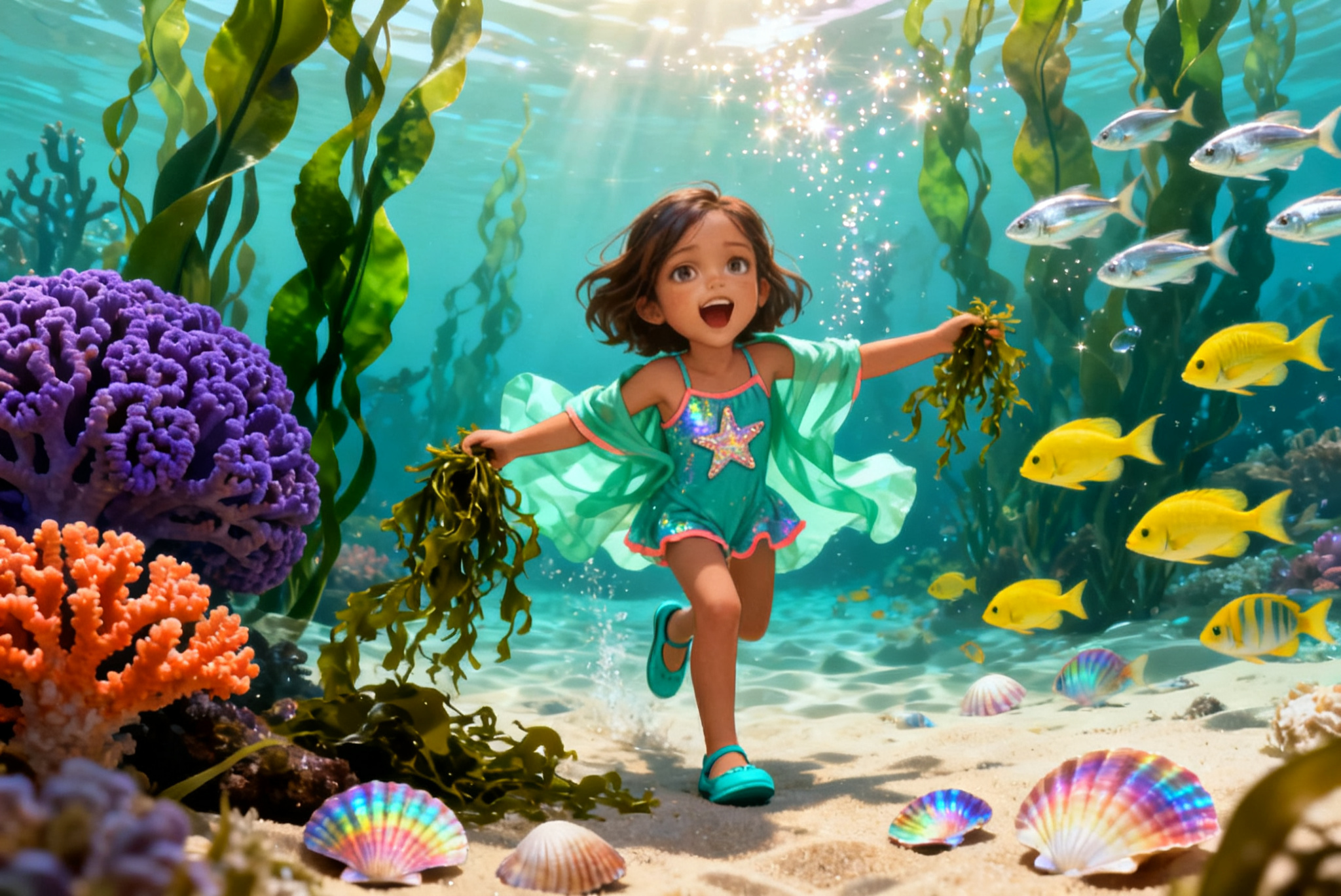 Aahana's Underwater Festival — illustration for page 3