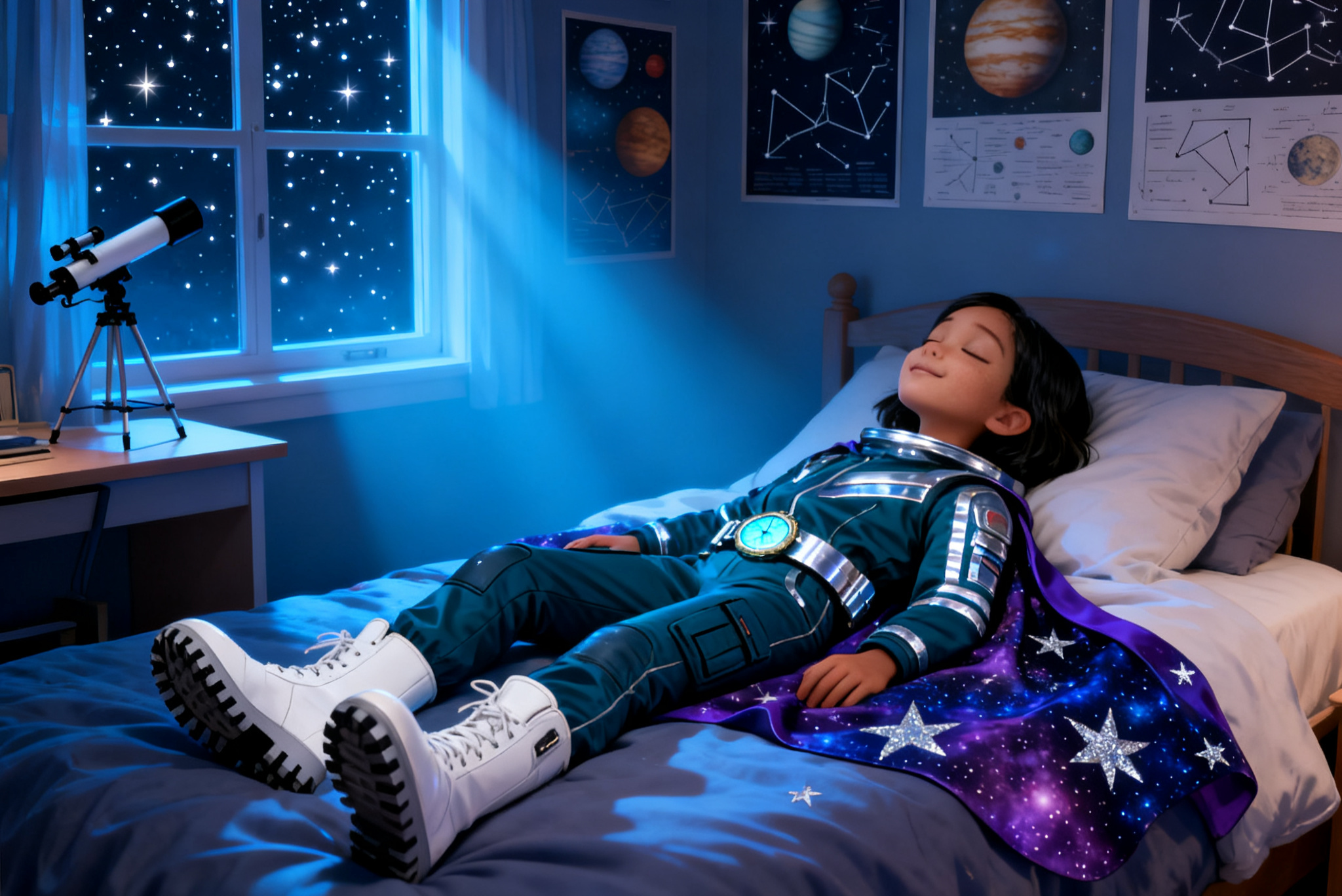 Shreya's Stellar Adventure — illustration for page 10