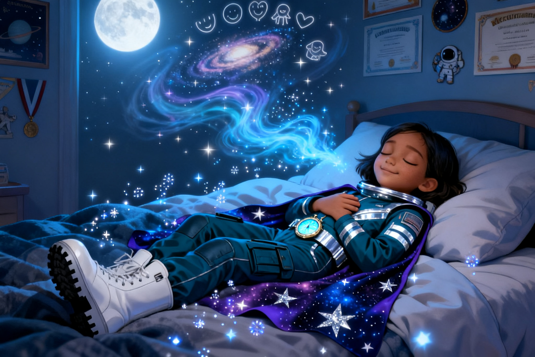 Shreya's Stellar Adventure — illustration for page 11